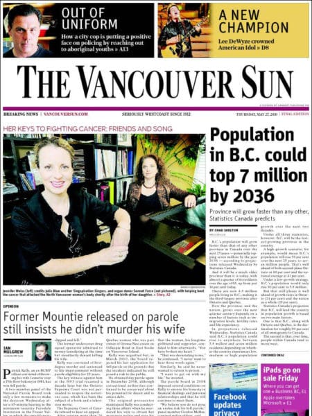 The Vancouver Sun newspaper