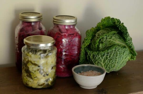 fermended foods in jars
